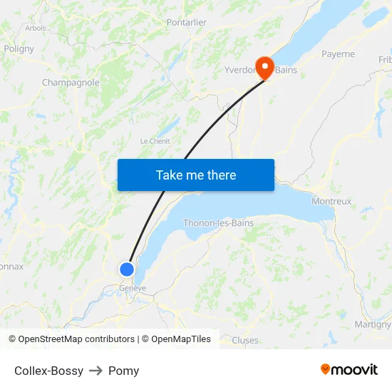 Collex-Bossy to Pomy map