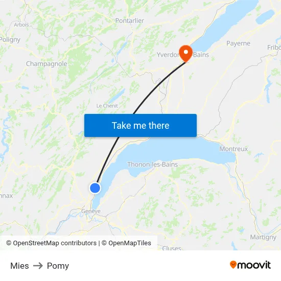 Mies to Pomy map