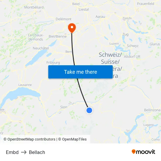 Embd to Bellach map