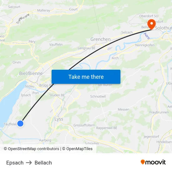 Epsach to Bellach map