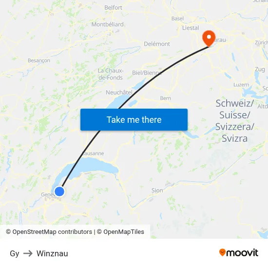 Gy to Winznau map