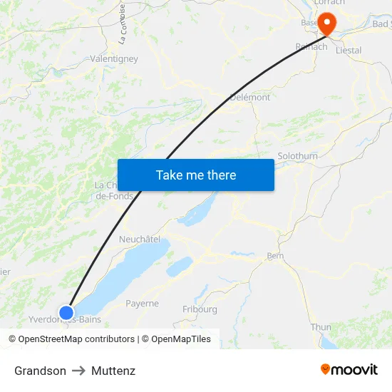 Grandson to Muttenz map