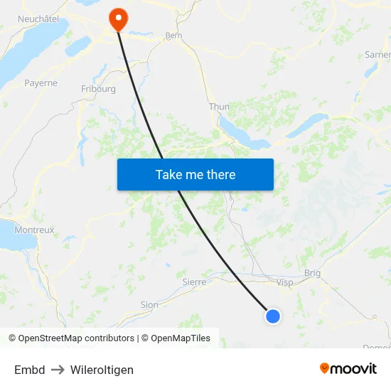 Embd to Wileroltigen map