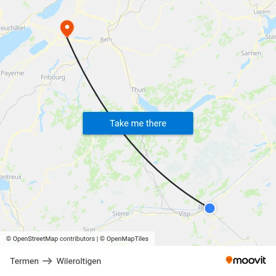 Termen to Wileroltigen map