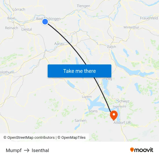 Mumpf to Isenthal map