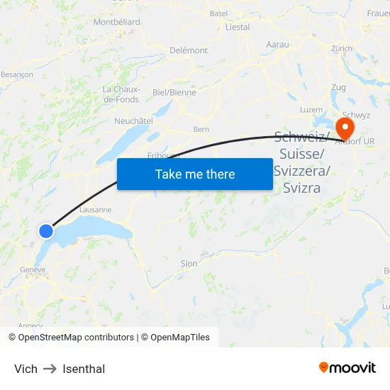 Vich to Isenthal map