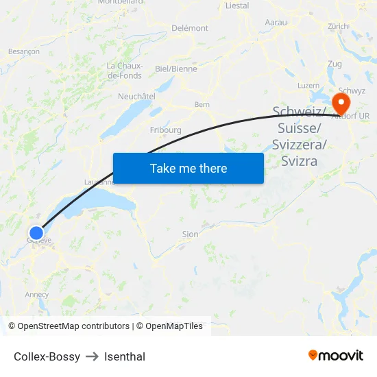 Collex-Bossy to Isenthal map