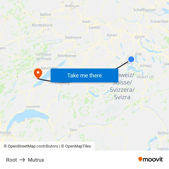 Root to Mutrux map