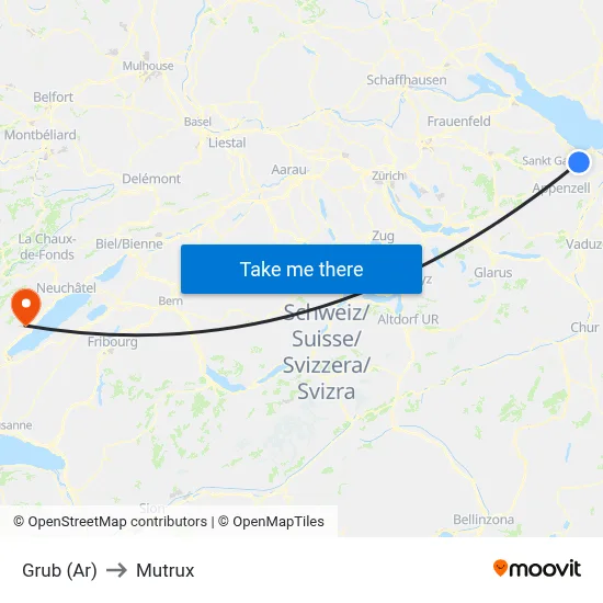 Grub (Ar) to Mutrux map
