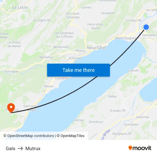 Gals to Mutrux map
