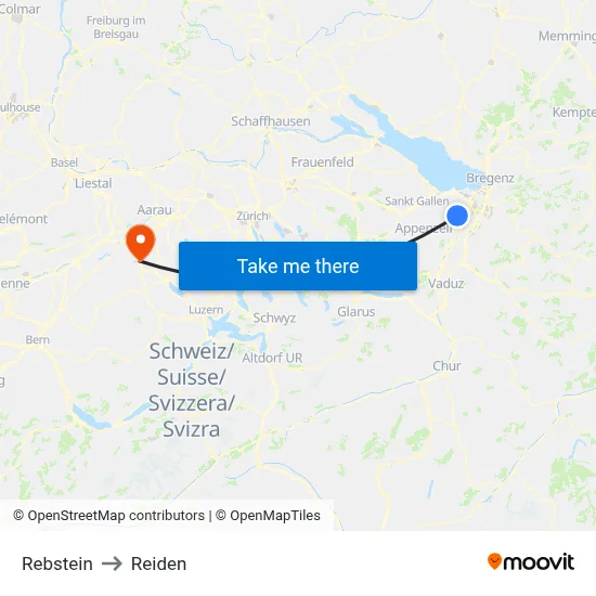 Rebstein to Reiden map