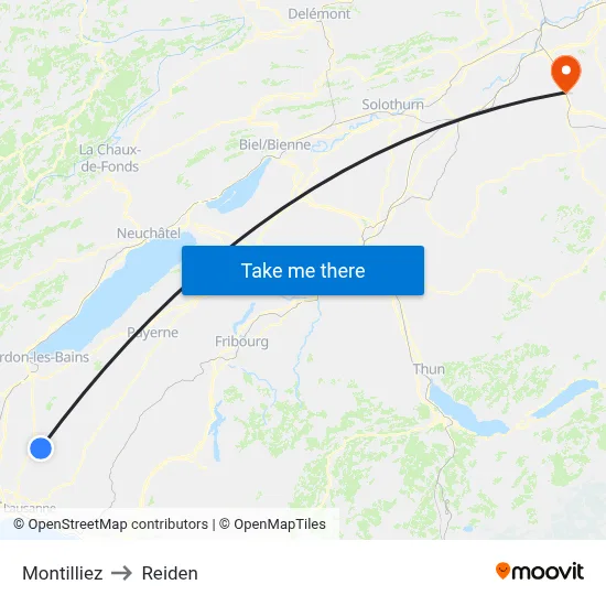 Montilliez to Reiden map