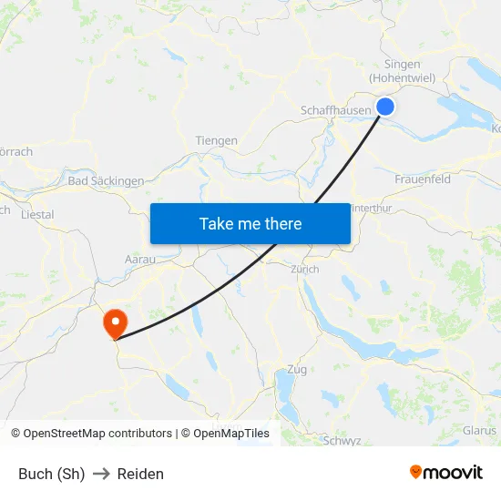 Buch (Sh) to Reiden map