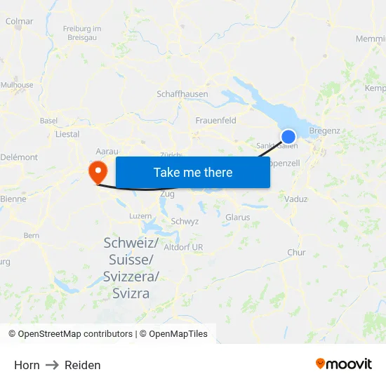 Horn to Reiden map