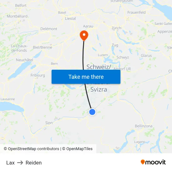 Lax to Reiden map