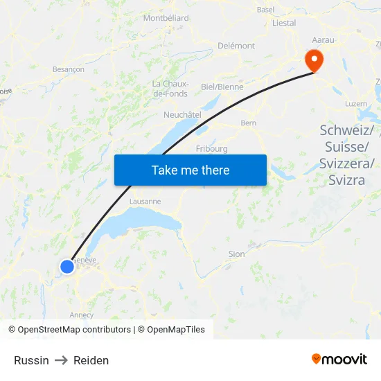 Russin to Reiden map