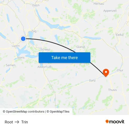 Root to Trin map