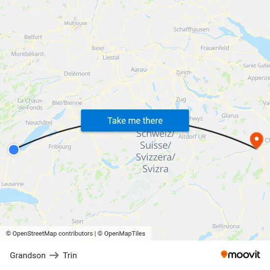 Grandson to Trin map