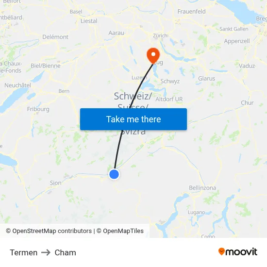 Termen to Cham map