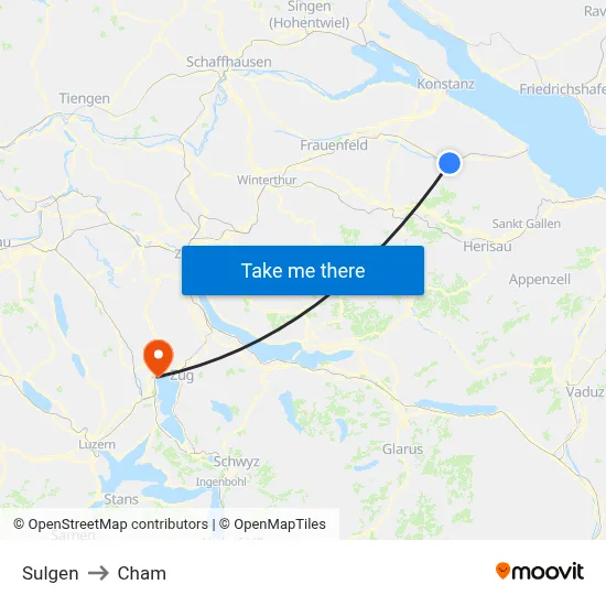Sulgen to Cham map