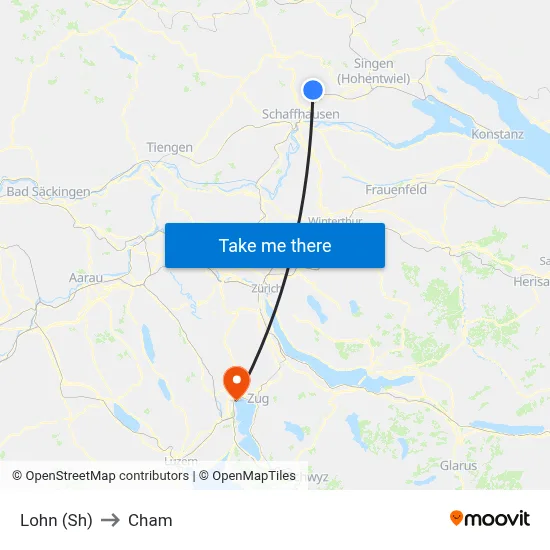 Lohn (Sh) to Cham map