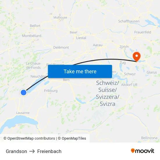 Grandson to Freienbach map