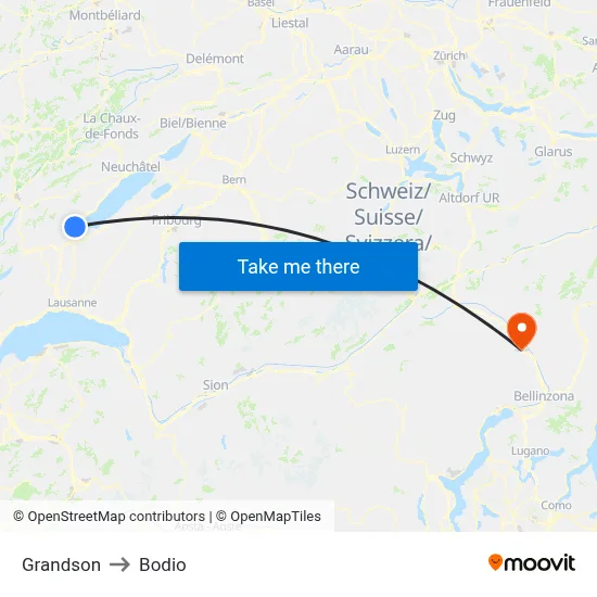 Grandson to Bodio map