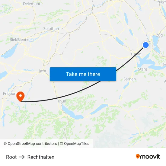 Root to Rechthalten map