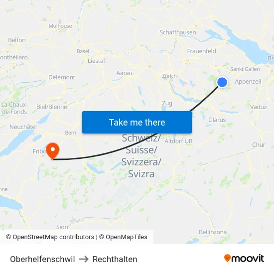 Oberhelfenschwil to Rechthalten map