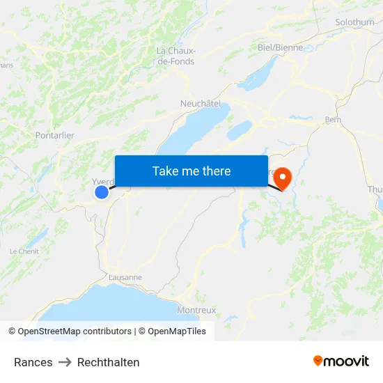 Rances to Rechthalten map