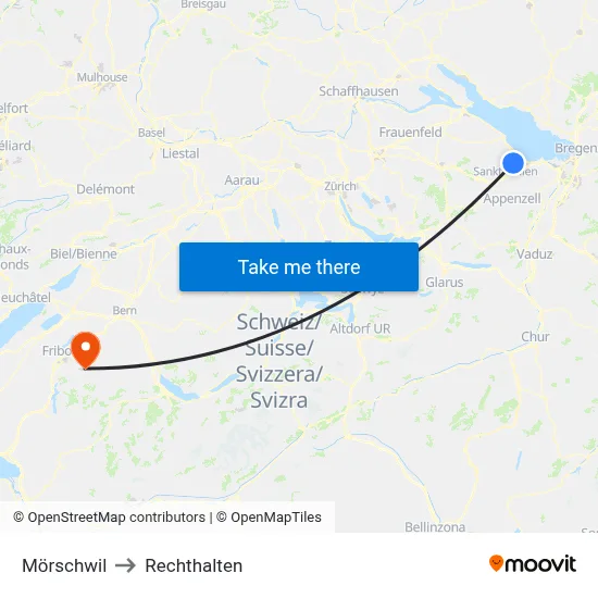 Mörschwil to Rechthalten map