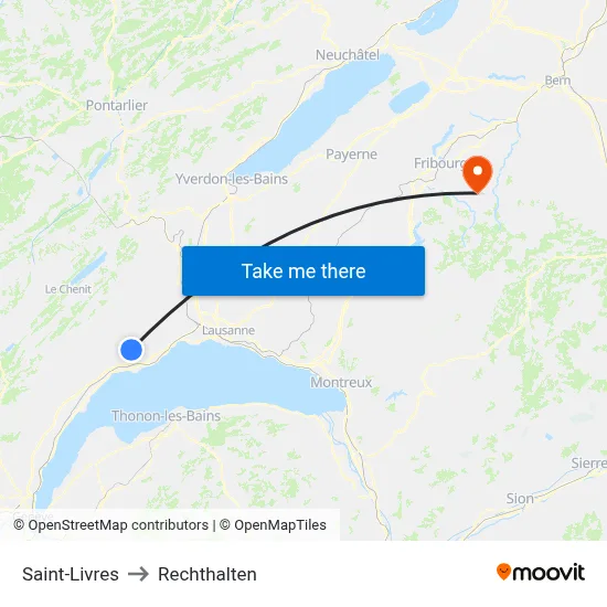 Saint-Livres to Rechthalten map