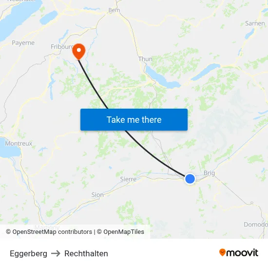 Eggerberg to Rechthalten map