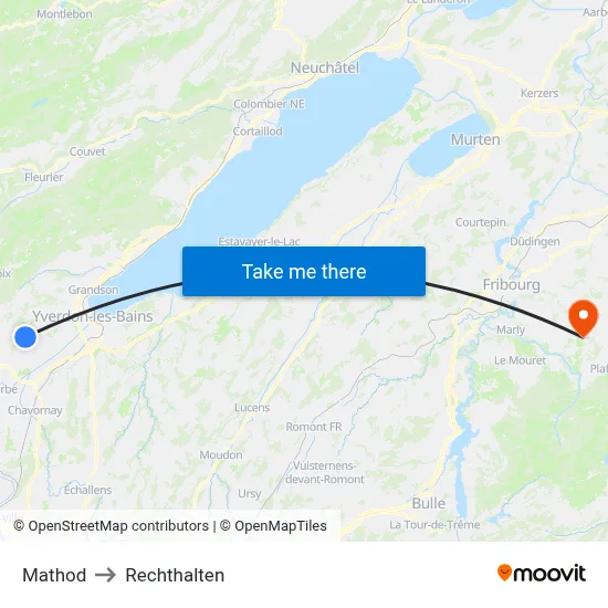 Mathod to Rechthalten map