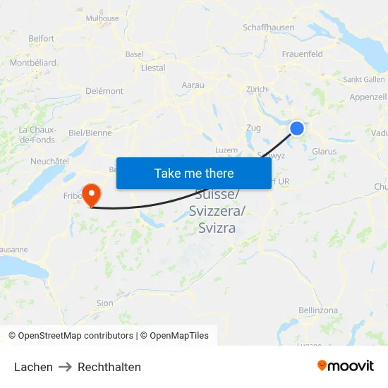 Lachen to Rechthalten map
