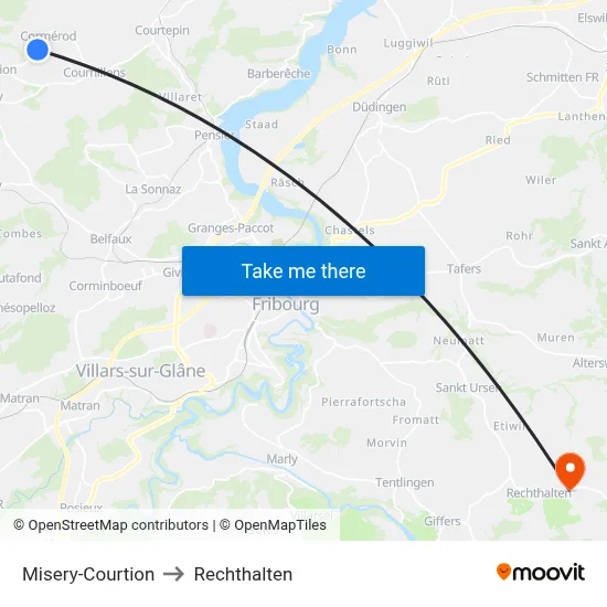Misery-Courtion to Rechthalten map
