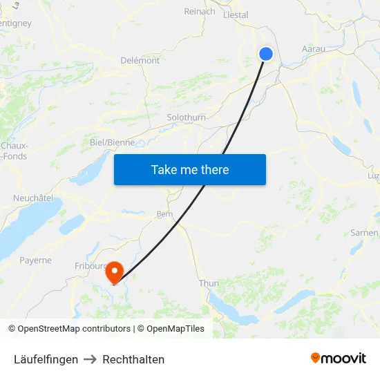 Läufelfingen to Rechthalten map