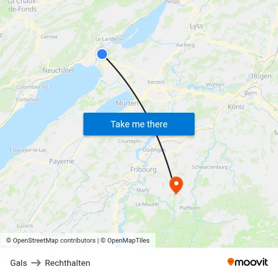 Gals to Rechthalten map