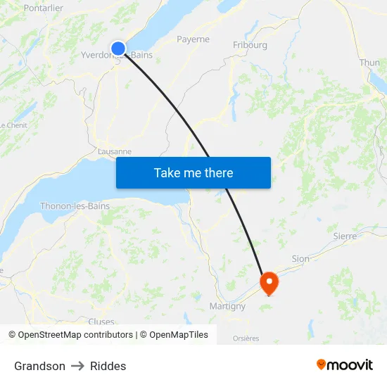 Grandson to Riddes map