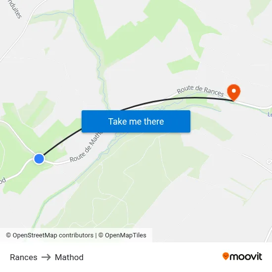 Rances to Mathod map