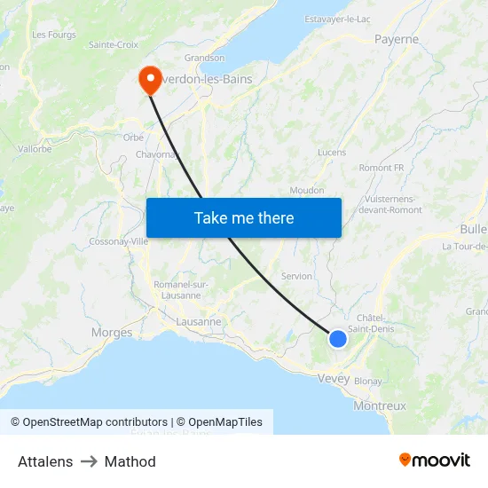 Attalens to Mathod map