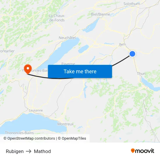 Rubigen to Mathod map