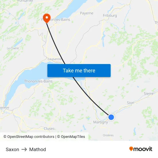 Saxon to Mathod map