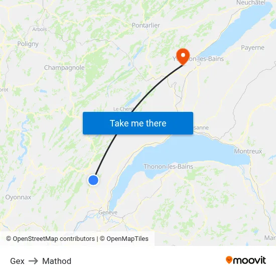Gex to Mathod map