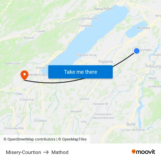 Misery-Courtion to Mathod map