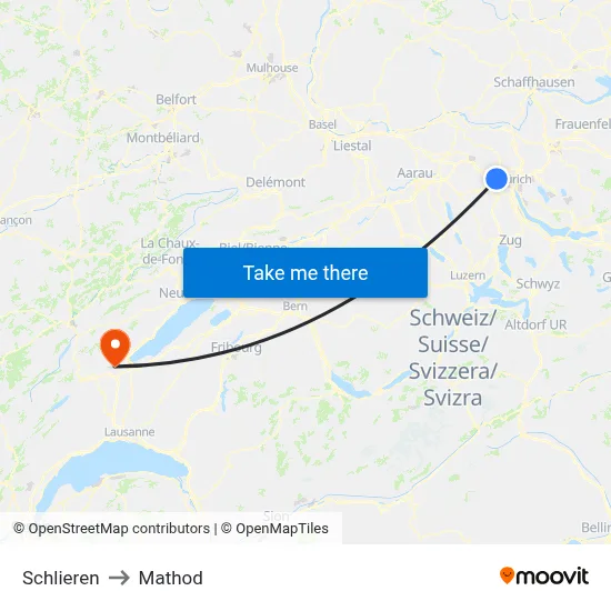 Schlieren to Mathod map