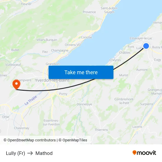 Lully (Fr) to Mathod map