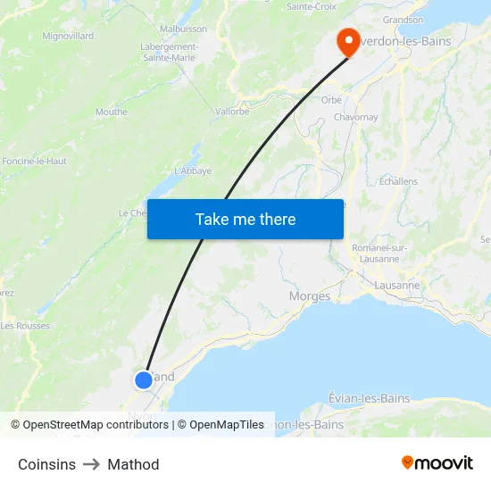 Coinsins to Mathod map