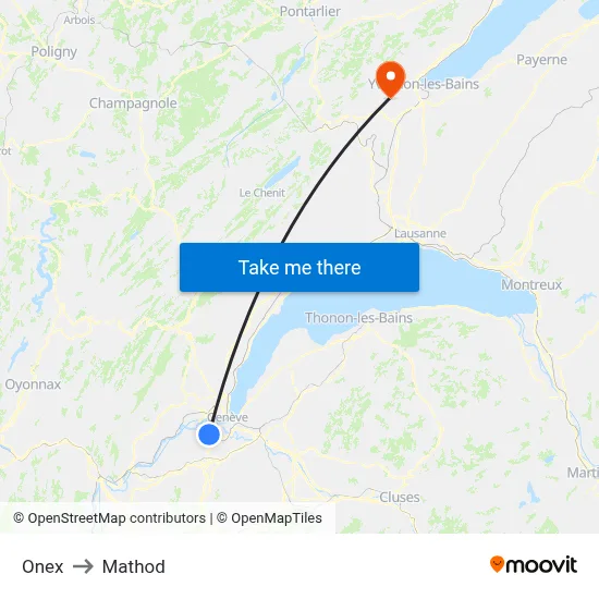 Onex to Mathod map