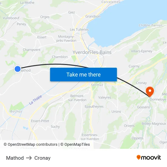 Mathod to Cronay map